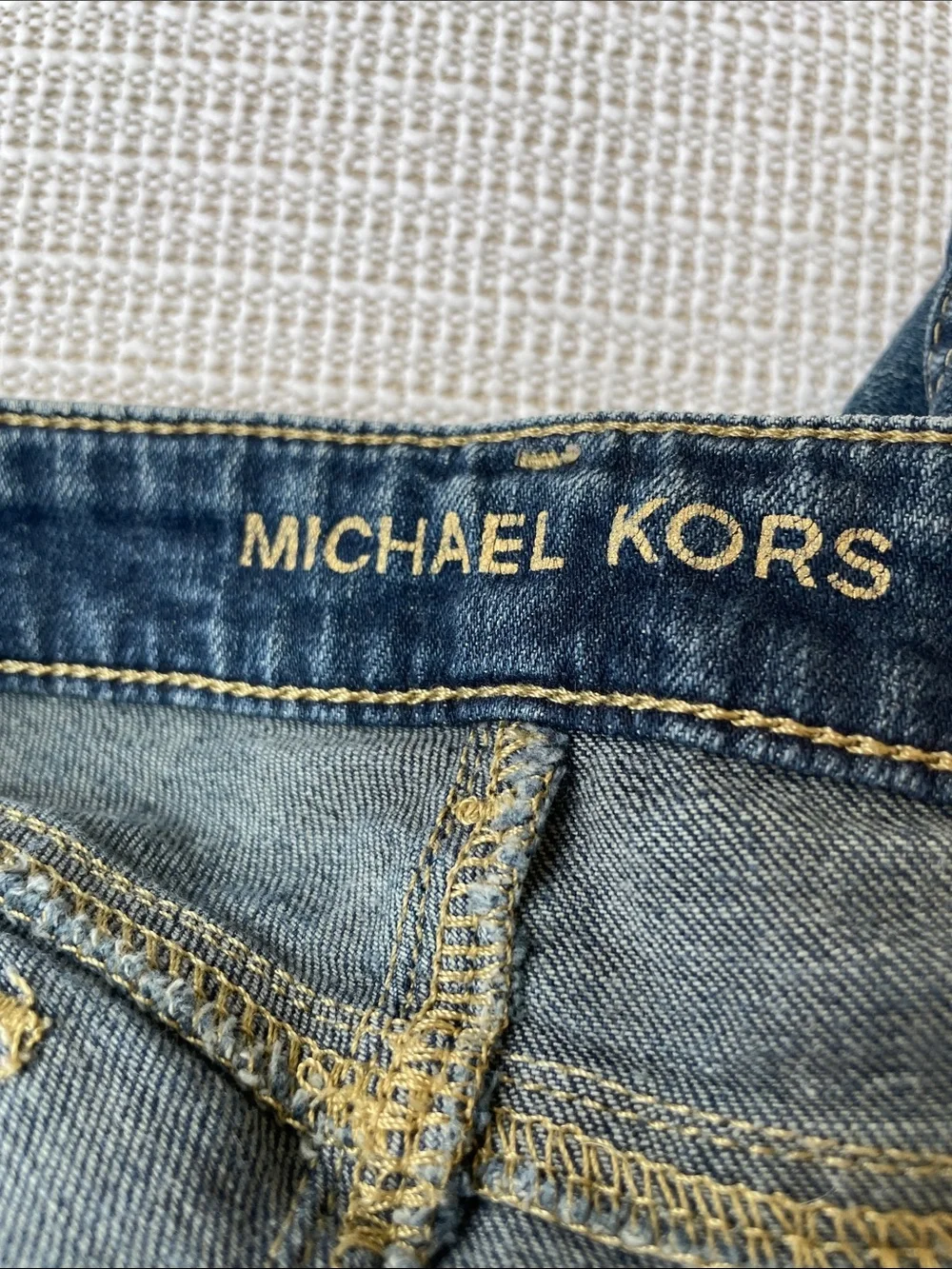 Michael Kors Womens Medium Bootcut Blue Flared Jeans- SZ 2P-S
